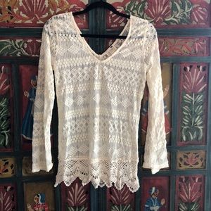 Boho Lacey Long Sleeve Top